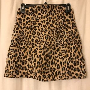 Zara Leopord Skirt